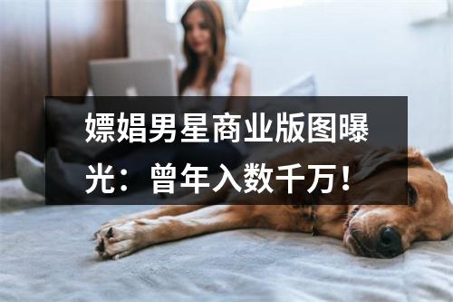 嫖娼男星商业版图曝光：曾年入数千万！