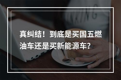 真纠结！到底是买国五燃油车还是买新能源车？