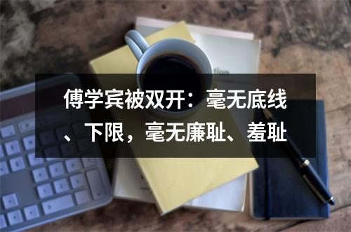 傅学宾被双开：毫无底线、下限，毫无廉耻、羞耻