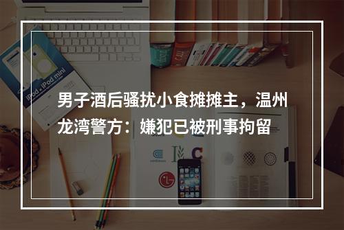 男子酒后骚扰小食摊摊主，温州龙湾警方：嫌犯已被刑事拘留