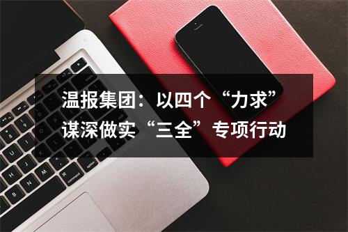 温报集团：以四个“力求”谋深做实“三全”专项行动