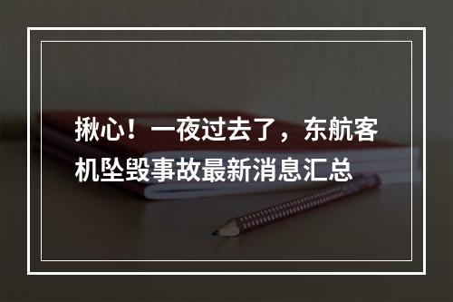 揪心！一夜过去了，东航客机坠毁事故最新消息汇总