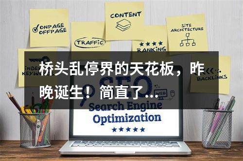 桥头乱停界的天花板，昨晚诞生！简直了...