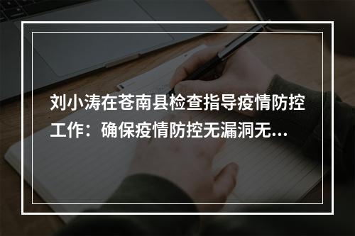 刘小涛在苍南县检查指导疫情防控工作：确保疫情防控无漏洞无死角无盲区