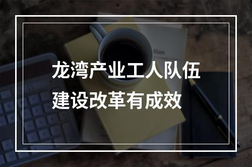 龙湾产业工人队伍建设改革有成效
