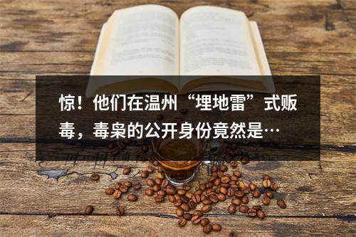 惊！他们在温州“埋地雷”式贩毒，毒枭的公开身份竟然是…