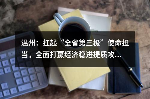 温州：扛起“全省第三极”使命担当，全面打赢经济稳进提质攻坚战
