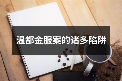 温都金服案的诸多陷阱