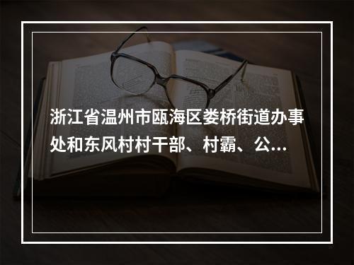 浙江省温州市瓯海区娄桥街道办事处和东风村村干部、村霸、公安分局、检察院