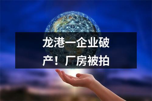 龙港一企业破产！厂房被拍