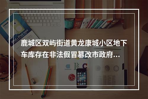 鹿城区双屿街道黄龙康城小区地下车库存在非法假冒篡改市政府文件的停车收费标准4年