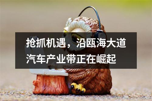 抢抓机遇，沿瓯海大道汽车产业带正在崛起