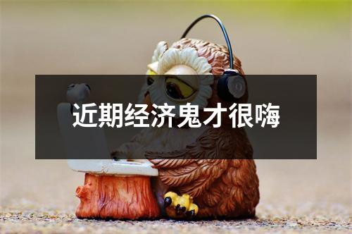 近期经济鬼才很嗨