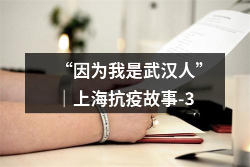 “因为我是武汉人”｜上海抗疫故事-3