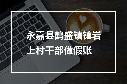 永嘉县鹤盛镇镇岩上村干部做假账