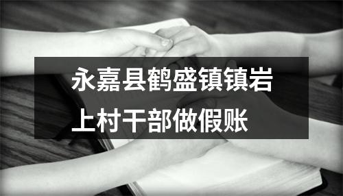 永嘉县鹤盛镇镇岩上村干部做假账