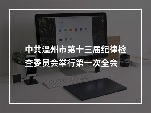 中共温州市第十三届纪律检查委员会举行第一次全会