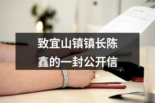 致宜山镇镇长陈鑫的一封公开信