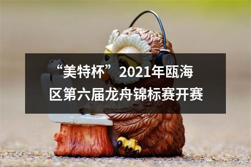 “美特杯”2021年瓯海区第六届龙舟锦标赛开赛