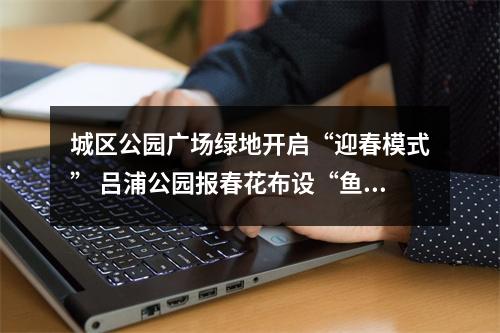 城区公园广场绿地开启“迎春模式” 吕浦公园报春花布设“鱼跃龙门”
