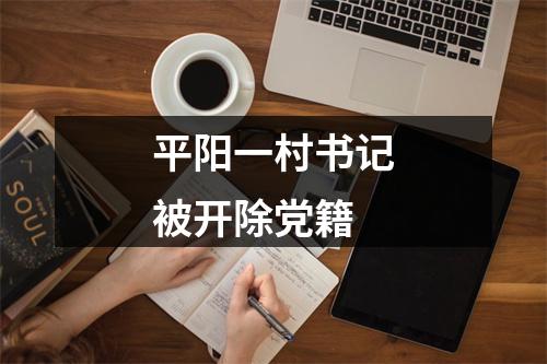 平阳一村书记被开除党籍