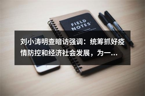 刘小涛明查暗访强调：统筹抓好疫情防控和经济社会发展，为一季稳创造良好条件