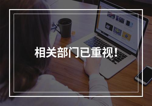 相关部门已重视！