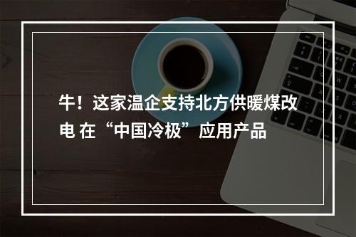 牛！这家温企支持北方供暖煤改电 在“中国冷极”应用产品