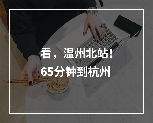 看，温州北站！65分钟到杭州