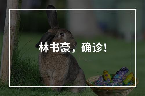 林书豪，确诊！