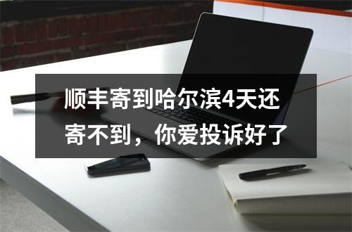 顺丰寄到哈尔滨4天还寄不到，你爱投诉好了