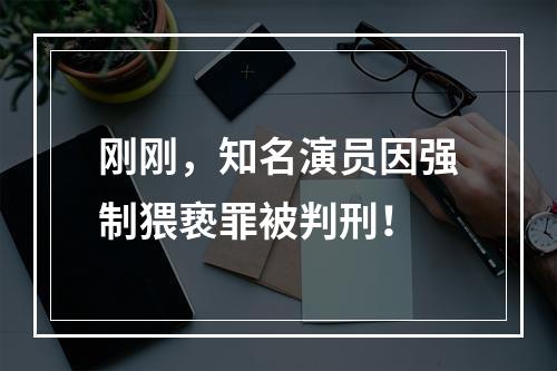 刚刚，知名演员因强制猥亵罪被判刑！