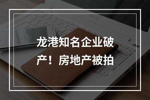 龙港知名企业破产！房地产被拍