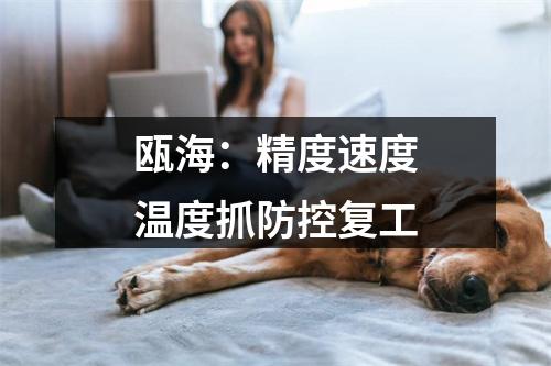 瓯海：精度速度温度抓防控复工