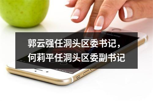 郭云强任洞头区委书记，何莉平任洞头区委副书记