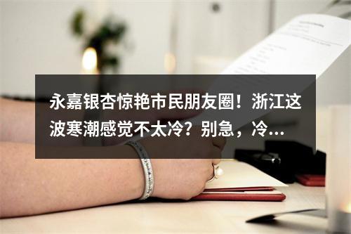 永嘉银杏惊艳市民朋友圈！浙江这波寒潮感觉不太冷？别急，冷空气又要来了