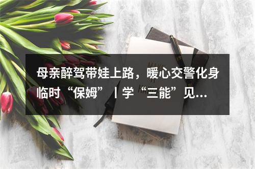 母亲醉驾带娃上路，暖心交警化身临时“保姆”丨学“三能”见行动
