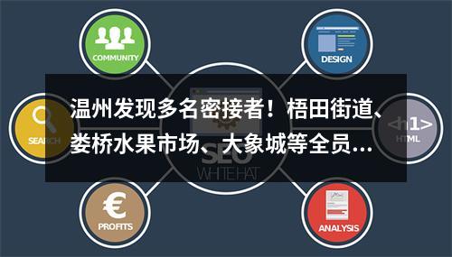 温州发现多名密接者！梧田街道、娄桥水果市场、大象城等全员核酸检测！全部阴性