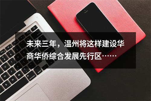 未来三年，温州将这样建设华商华侨综合发展先行区……