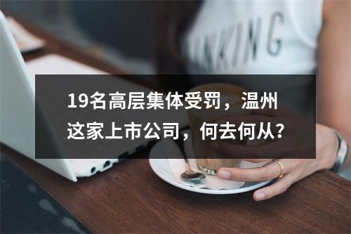 19名高层集体受罚，温州这家上市公司，何去何从？