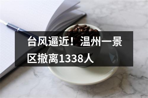 台风逼近！温州一景区撤离1338人