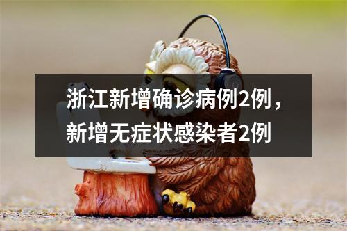 浙江新增确诊病例2例，新增无症状感染者2例