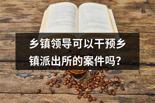 乡镇领导可以干预乡镇派出所的案件吗？