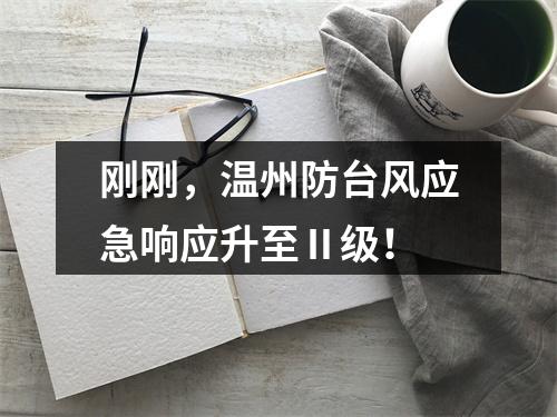 刚刚，温州防台风应急响应升至Ⅱ级！
