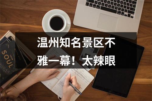 温州知名景区不雅一幕！太辣眼