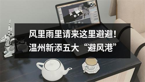 风里雨里请来这里避避！温州新添五大“避风港”