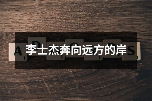 李士杰奔向远方的岸