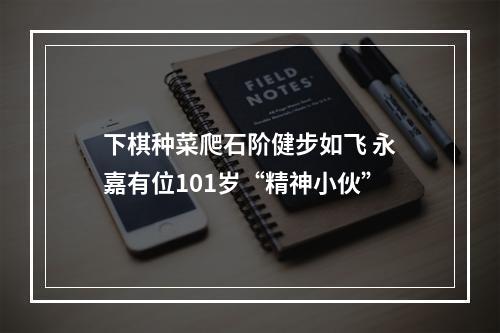 下棋种菜爬石阶健步如飞 永嘉有位101岁“精神小伙”