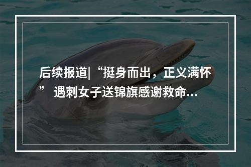 后续报道|“挺身而出，正义满怀” 遇刺女子送锦旗感谢救命恩人辛均高