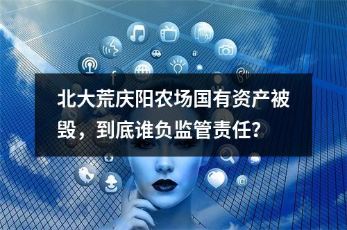 北大荒庆阳农场国有资产被毁，到底谁负监管责任？